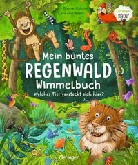 Bild vom Artikel Mein buntes Regenwald Wimmelbuch. Welches Tier versteckt sich hier? vom Autor Cornelia Boese