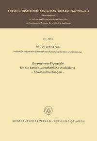 Produktbild: Unternehmer-Planspiele f&uuml;r die betriebswirtschaftliche Ausbildung