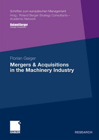 Produktbild: Mergers & Acquisitions in the Machinery Industry
