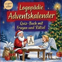 Produktbild: Logop&auml;die-Adventskalender: Quiz-Buch mit Fragen und R&auml;tsel