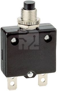 Produktbild: TRU Components 532940 Schutzschalter thermisch 250 V/AC 10A 1St.