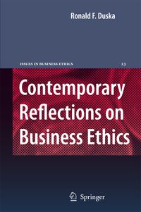Produktbild: Contemporary Reflections on Business Ethics
