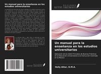 Produktbild: Un manual para la ense&ntilde;anza en los estudios universitarios