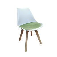 Produktbild: HTI-Living Stuhl Atlanta Wei&szlig;/Velvet Hellgr&uuml;n Stuhl Atlanta Wei&szlig;/Velvet Hellgr&uuml;n