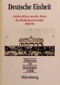 Produktbild: Dokumente zur Deutschlandpolitik / Deutsche Einheit