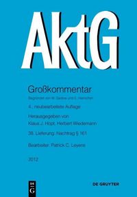 Produktbild: Nachtrag &sect; 161