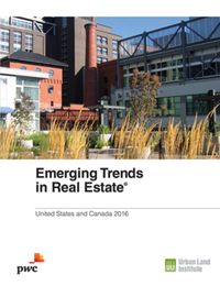 Produktbild: Emerging Trends in Real Estate 2016