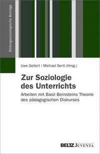 Produktbild: Zur Soziologie des Unterrichts