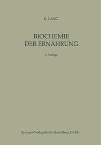 Produktbild: Biochemie der Ern&auml;hrung