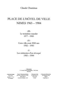 Produktbild: Place de l'hotel de ville nimes 1977-198