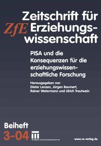 Produktbild: PISA und die Konsequenzen f&uuml;r die erziehungswissenschaftliche Forschung