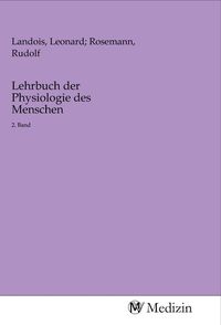 Produktbild: Lehrbuch der Physiologie des Menschen