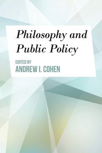 Produktbild: Philosophy and Public Policy