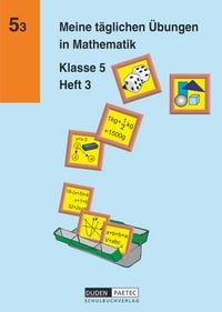 Produktbild: Meine t&auml;glichen &Uuml;bungen in Mathematik - 5. Schuljahr