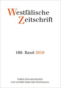 Produktbild: Westfälische Zeitschrift 169. Band 2019