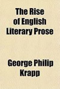 Produktbild: The Rise of English Literary Prose