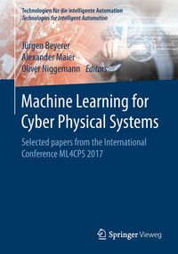 Produktbild: Machine Learning for Cyber Physical Systems