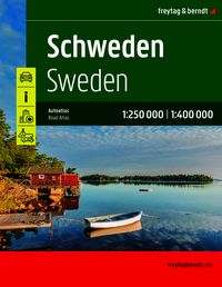 Produktbild: Freytag & berndt Autoatlas Schweden. 1:250.000