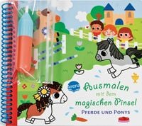 Produktbild Ausmalen mit dem magischen Pinsel. Pferde und Ponys