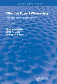 Produktbild: Effective Expert Witnessing, Fourth Edition