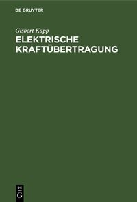 Produktbild: Elektrische Kraft&uuml;bertragung
