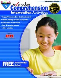 Produktbild: Everyday Comprehension Intervention Activities Grade 5 Book Teacher Resource