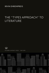 Produktbild: The "Types Approach" to Literature