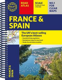 Produktbild: Philip's France and Spain Road Atlas