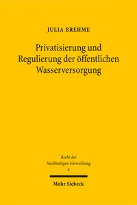 Produktbild: Privatisierung und Regulierung der &ouml;ffentlichen Wasserversorgung