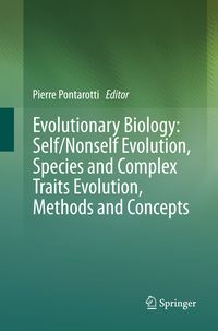 Produktbild: Evolutionary Biology: Self/Nonself Evolution, Species and Complex Traits Evolution, Methods and Concepts