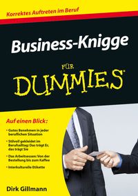 Bild vom Artikel Business-Knigge für Dummies vom Autor Dirk Gillmann