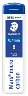 Produktbild: STAEDTLER Feinmine Mars&reg; micro carbon 250 0,7mm B, 12er Set