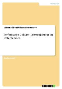 Produktbild: Performance Culture - Leistungskultur im Unternehmen