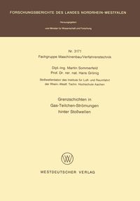 Produktbild: Grenzschichten in Gas-Teilchen-Str&ouml;mungen hinter Sto&szlig;wellen