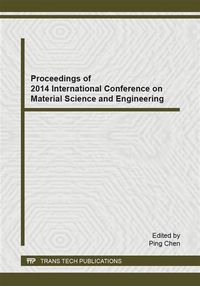 Produktbild: Proceedings of 2014 International Conference on Material Science and Engineering