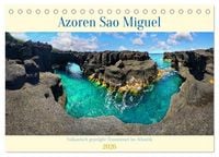 Produktbild: Sao Miguel Azoren - Vulkanisch gepr&auml;gte Trauminsel im Atlantik (Tischkalender 2026 DIN A5 quer), CALVENDO Monatskalender