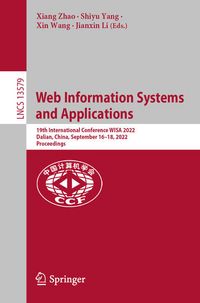 Produktbild: Web Information Systems and Applications