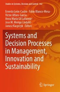 Produktbild: Systems and Decision Processes in Management, Innovation and Sustainability