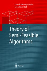 Produktbild: Theory of Semi-Feasible Algorithms