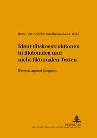 Produktbild: Identitaetskonstruktionen in fiktionalen und nicht-fiktionalen Texten