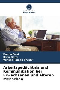 Produktbild: Arbeitsged&auml;chtnis und Kommunikation bei Erwachsenen und &auml;lteren Menschen