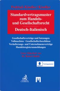 Produktbild: Standardvertragsmuster zum Handels- und Gesellschaftsrecht: Deutsch-Italienisch