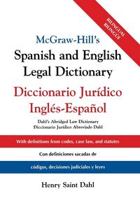 Produktbild: McGraw-Hill's Spanish and English Legal Dictionary
