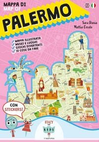 Produktbild: Mappa di Palermo-Map of Palermo. Con adesivi