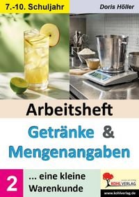 Produktbild: Arbeitsheft GETR&Auml;NKE und MENGENANGABEN / Band 2