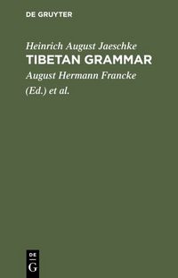 Produktbild: Tibetan grammar