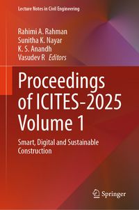 Produktbild: Proceedings of ICITES-2025 Volume 1