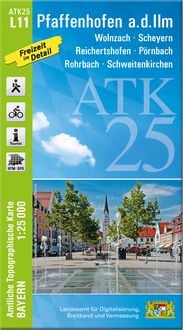 Produktbild: ATK25-L11 Pfaffenhofen a.d.Ilm (Amtliche Topographische Karte 1:25000)