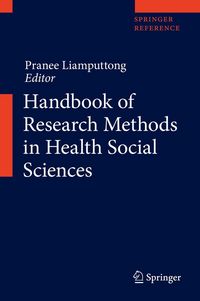 Produktbild: Handbook of Research Methods in Health Social Sciences