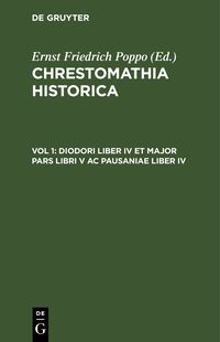 Produktbild: Diodori Liber IV et major pars libri V ac Pausaniae Liber IV